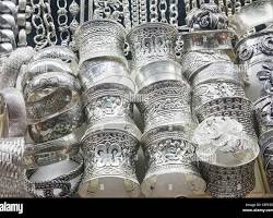 Image of Cambodian silver jewelry
