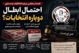 احتمال تکرار ابطال انتخابات فدراسیون بدنسازی/ ابهام در عملکرد کمیسیون تطبیق و ورود کمیسیون اصل ۹۰ مجلس