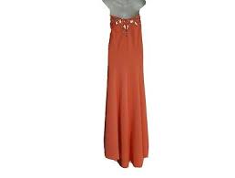 TERANI COUTURE Strapless Sequined & Beaded Evening Gown Orange Sz. 6 ~ NWT | eBay