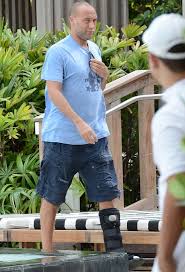 November 29, 2012: Derek Jeter is seen limping around a South Beach hotel