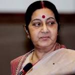 Sushma Swaraj flight loses touch