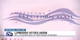 Gov. Joe Lombardo vetoes bill to expand ballot drop boxes in Nevada
