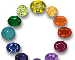 Colored Gemstone Contrasting Combinations