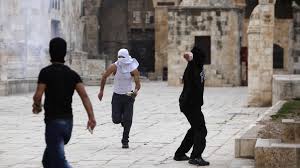 Risultati immagini per palestinian violence temple mount 26 july