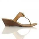 Toe post wedge sandals