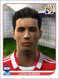 Pro Evolution Soccer 2010 / Faces / Lucas Barrios Face - Pro Evolution Soccer 2010 - big