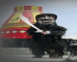 pertunjukan teater rakyat Si Dalupa, buatan AI
