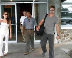 صورة Angelina Jolie and Brad Pitt in Marrakech