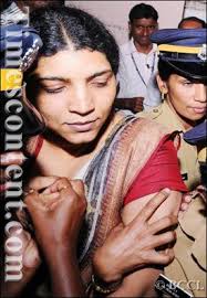 Saritha S Nair, prime accused in the solar panel scam, being brought to the - Saritha-S-Nair