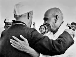 Image result for sardar patel and gandhi