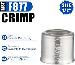 EFIELD Pro 100-Pack 1/2-inch Pex Stainless Steel Press ...