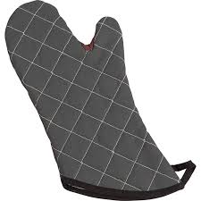 San Jamar 800FG13-BK BestGuard 13 Black Oven Mitt - Pair ...