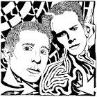 Maze Portrait of Simon and Garfunkel Maze , Imagine All The Mazes ... - simon-garfunkel-maze-720
