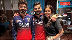 Anushka Sharma and Virat Kohli celebrate RCB’s win with Mohit Rathee; Harbhajan Singh’s wife Geeta calls them ‘yin and yang’