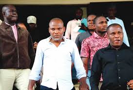 Image result for NNAMDI KANU court