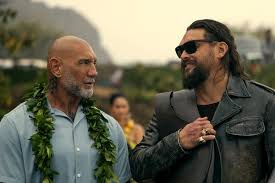 Jason Momoa and Dave Bautista share a brotherly bond in The Wrecking Crew