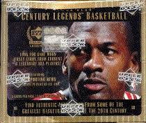 1998/99 Upper Deck Century Legends Basketball Hobby Box (EX Box, MINT Packs). 1998/99 Upper Deck Century Legends Basketball Hobby Box (EX Box, MINT Packs - 5283-Q3US98BKUDCENZHWB01