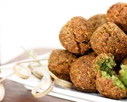 炸蔬菜丸（Falafel）的圖片