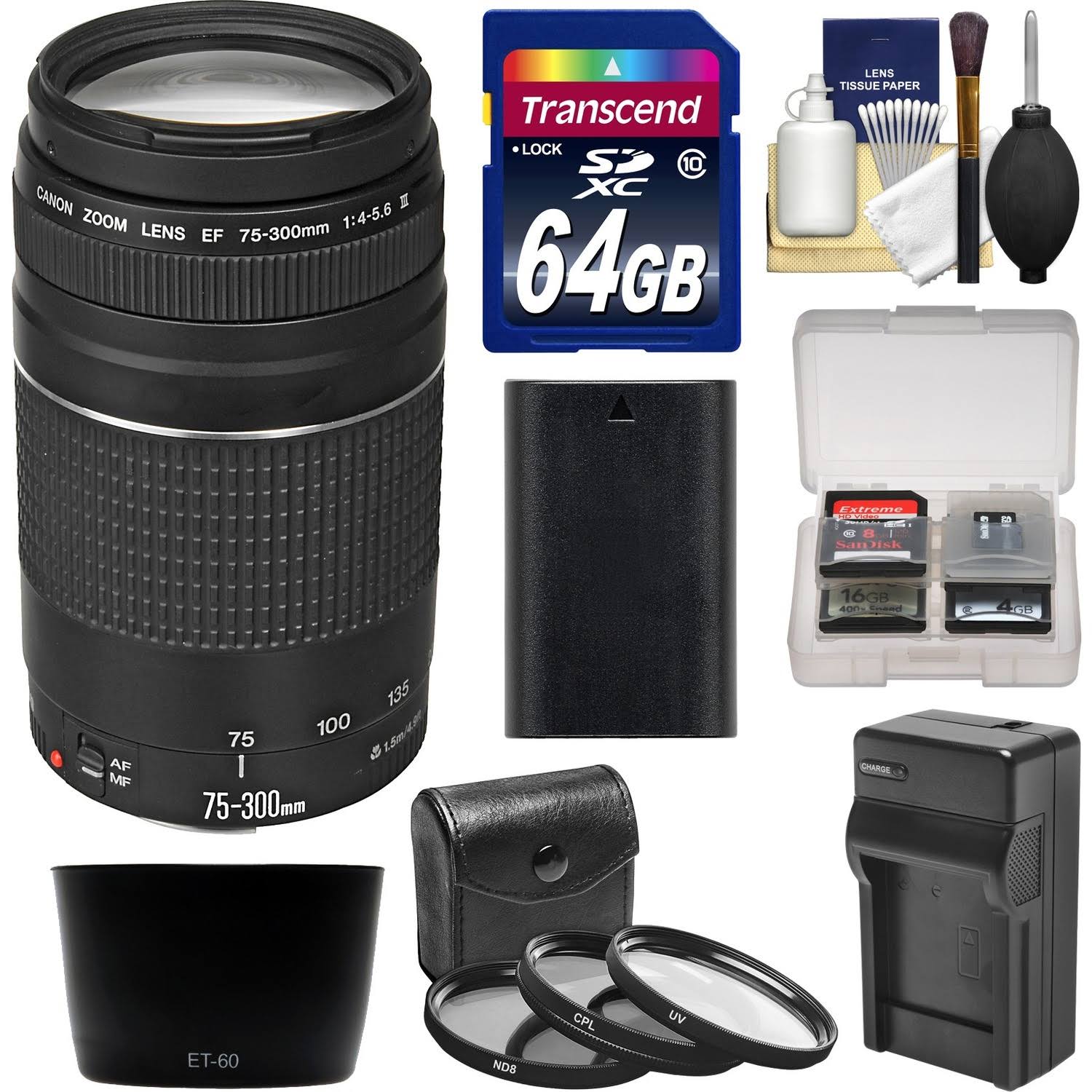 Canon EF 75-300mm f/4-5.6 III Lens