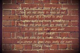 Quotes About Brick Walls. QuotesGram via Relatably.com