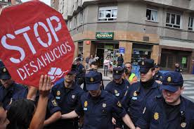 Resultado de imagen de stop desahucios agresiones policiales