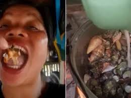 Influenciadora de comida morre após comer 'caranguejo do diabo' para vídeo