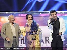 Image result for FilmFare 2015; ShahRukh & Ranbir Performing Funny