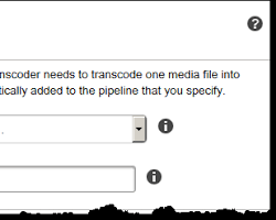 Image of creating an Elastic Transcoder job