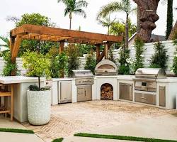 Image of Bar Area outdoor kitchen