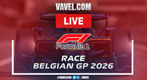Formula 1 LIVE Result Updates in Belgian GP Race