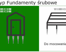 Obraz: Fundamenty wkręcane pod pergolę