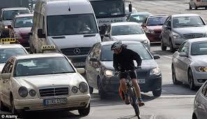 bike in the city