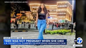 D4vd murder case: Celeste Rivas Hernandez was not pregnant at time of her killing, prosecutors say