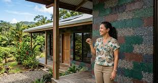 Mãe da Costa Rica economizou por 9 anos para comprar um terreno e teve a casa construída com 7 toneladas de plástico reciclado