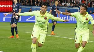 Image result for suarez's goals against psg