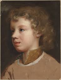 Mary Beale. Sketch of the Artist&#39;s Son, Bartholomew Beale, Facing Left c. 1660 - T13246_10
