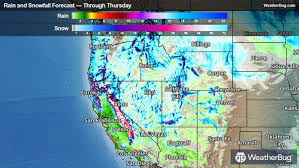 Impact of winter storms on the West Coast