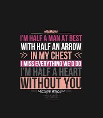 Half a Heart - One Direction #midnightmemories | Quotes ... via Relatably.com