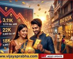 gold rate today Bengaluru Kannada news thumbnail, AI generated