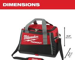Image of Milwaukee Packout on a luggage scale