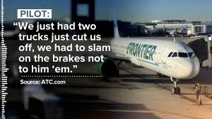 FAA Investigates Close Call Between Frontier Plane and Trucks at LAX
