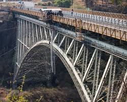Image of Bungee jumping off the Victoria Falls Bridge