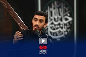 روضه‌خوانی مهدی رسولی در جوار محل شهادت قائد شهید انقلاب