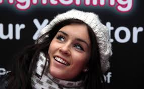 Former XFactor contestant Lucie Jones performs at St David's Shopping.
