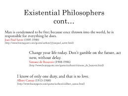 Best three influential quotes about existentialism photo English ... via Relatably.com