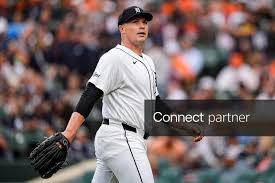 Licensable picture: Detroit Tigers pitcher Tarik Skubal (29) walks off the field after throwing against New York Yankees during the first inning at
