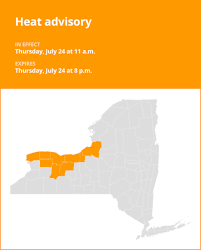 Heat Advisory Issued for Much of Upstate New York