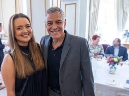 Scots mum gifts George Clooney personalised Scotland strip after private lunch at Gleneagles