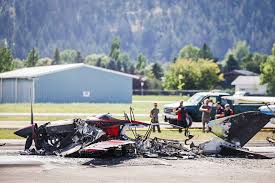 Plane Crashes at Kalispell City Airport