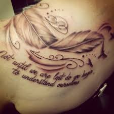 Feather Tattoo Meaningful Quote | Tatts &lt;33 | Pinterest ... via Relatably.com